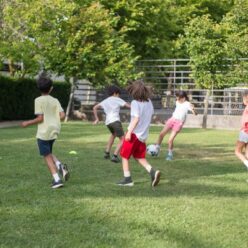 Children Playing Football