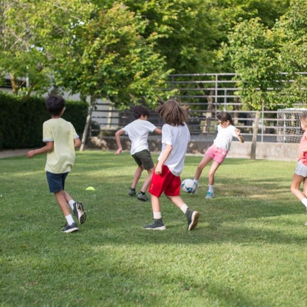 Children Playing Football